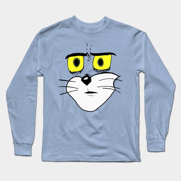 Unsettling Tom Face Meme Long Sleeve T-Shirt by Aefe